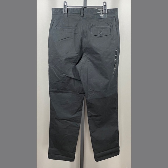 NEW Banana Republic Pants Womens 12 black chino straight leg preppy casual - Picture 8 of 10